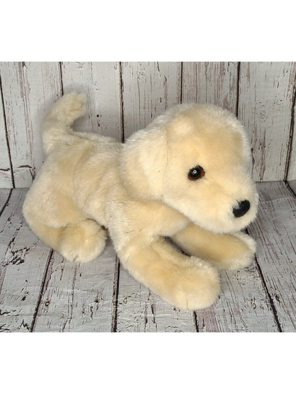 12" Douglas Mandy Yellow Lab Puppy Dog Plush #1804 Stuffed Animal Realistic